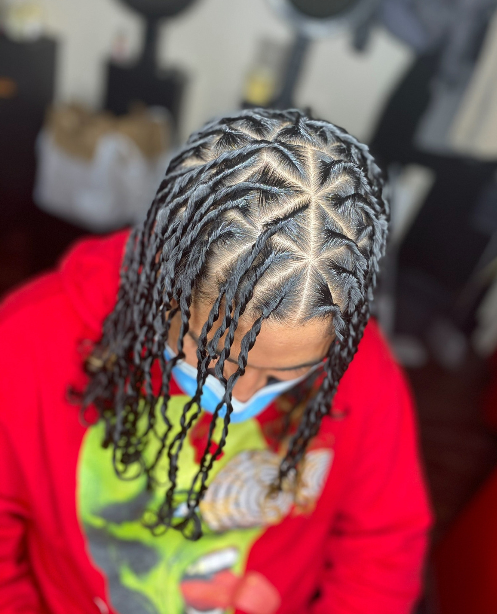 Triangle Part Starter Locs